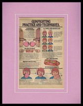 1979 Hubba Bubba Bubble Gum Framed 11x14 ORIGINAL Vintage Advertisement  - $39.59