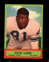 1963 TOPPS #32 DICK LANE EX LIONS HOF *X99897 - $18.87