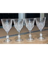 Da Vinci Isabella Crystal Wine Glass, Lot of 4, 7&quot; Water Glass, Vintage ... - £29.61 GBP