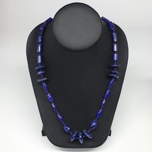 51.9g, 10mm-19mm Natural Lapis Lazuli Bead Mixed Shaped Strand, 29 Beads,LPB142 - £22.01 GBP