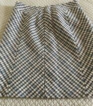 Ann Taylor  A-Line Skirt Wool blend Tweed Houndstooth sz 6 - €23,81 EUR