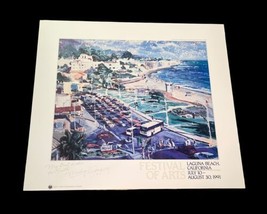 Signed 1991 Laguna Beach Late Afternoon Festival of Arts Michael Jacques Print image 2