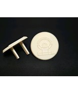 Vintage Discovery Toys Child Safe Electrical Outlet Safety Plugs Set of 2 - €17,53 EUR