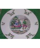 Royal Doulton Bone China Christmas Plate 1979 with Box Sleigh Ride - £21.13 GBP