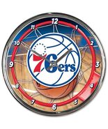 Philadelphia 76ers Chrome Clock - NBA - $43.70 CAD