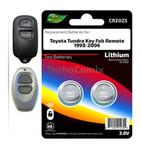 KEY FOB REMOTE Batteries (2) for 1998-2006 TOYOTA TUNDRA REPLACEMENT, FR... - £3.93 GBP
