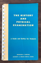 1966 History &amp; Physical Examination Guide Book University Oregon Medical School - £23.66 GBP