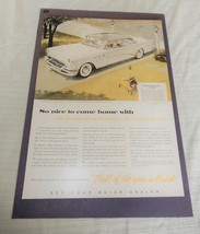 Awesome vintage 1955 Buick Magazine full page color advertisement - £19.98 GBP