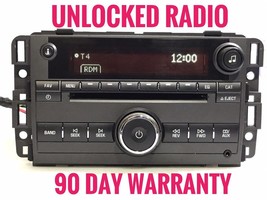 UNLOCKED Pontiac Torrent CD Player Radio w Aux Input 20766795  &quot;GM1087&quot; - $191.00
