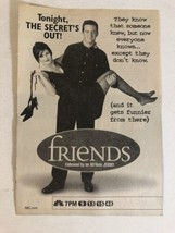 Friends Tv Series Print Ad Vintage Courtney Cox Matthew Perry TPA2 - £4.65 GBP