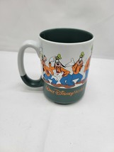 Goofy Green &amp; White Walt Disney World Mug 5&quot; Tall Good Condition - $18.00