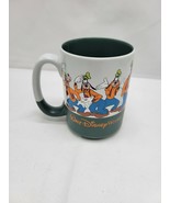 Goofy Green &amp; White Walt Disney World Mug 5&quot; Tall Good Condition - £14.34 GBP