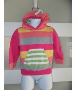 Hanna Andersson Multi-Colored Striped Knit Hooded Sweater Size 80 Girl&#39;s... - $339.76 MXN