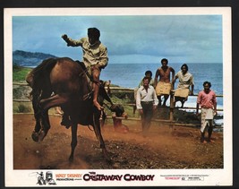 Castaway Cowboy Lobby Card-James Garner watching a man ride a horse back... - $541.60 MXN