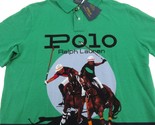 Polo Ralph Lauren Classic Graphic Polo Shirt Mens Size Large Green NEW $168 - $99.95