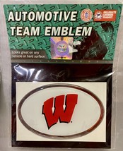 UW Wisconsin Badgers Automotive Team Emblem Sticker NEW - Get Ready For ... - £7.21 GBP