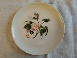Ballerina Moss Rose Bread Plate Universal Oven Proof USA  Vintage 1950s MCM - £12.09 GBP