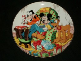 VTG Grolier Collectible Disney 1991 Christmas Plate Night Before Christmas - £31.69 GBP