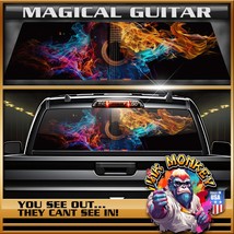 Magical Guitar - Truck Back Window Graphics - Customizable - £46.38 GBP+