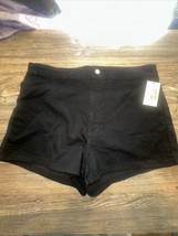 A New Day Shorts Large Adult Womens Black Casual Pockets Denim Modern Fi... - £11.86 GBP