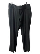 Rafaella Curvy Women&#39;s Navy Blue Plus Size 16 Career Server Pants Classi... - $23.70
