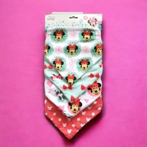4 Pack Disney Minnie Mouse Bandana Bibs, Girls Shower Gift, Mickey C6 MP - £6.01 GBP