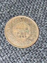 British INDIA 1929  1/2 PICE.GEORGE V KING EMPEROR. - $4.99