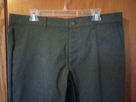 Mizzen Main Pants Mens 36x33 Gray Chino Straight Flat Front Trousers - $15.00