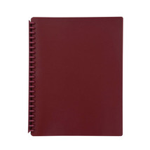 Marbig A4 20 Pocket Refillable Display Book - Maroon - £14.03 GBP