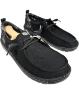 HEY DUDE Wendy Funk Digi Mesh Black Geo Slip-on Comfort Shoes women&#39;s si... - $744.12 MXN