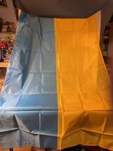 2 Ukraine Flags 3 X 5 Ft Ukrainian National Flags For Outdoor Indoor Brand New - £6.04 GBP