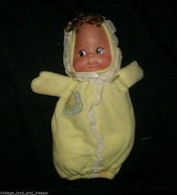 9&quot; VINTAGE 1984 MATTEL BABY BUNTING BEANS GIRL DOLL STUFFED ANIMAL PLUSH... - £33.44 GBP