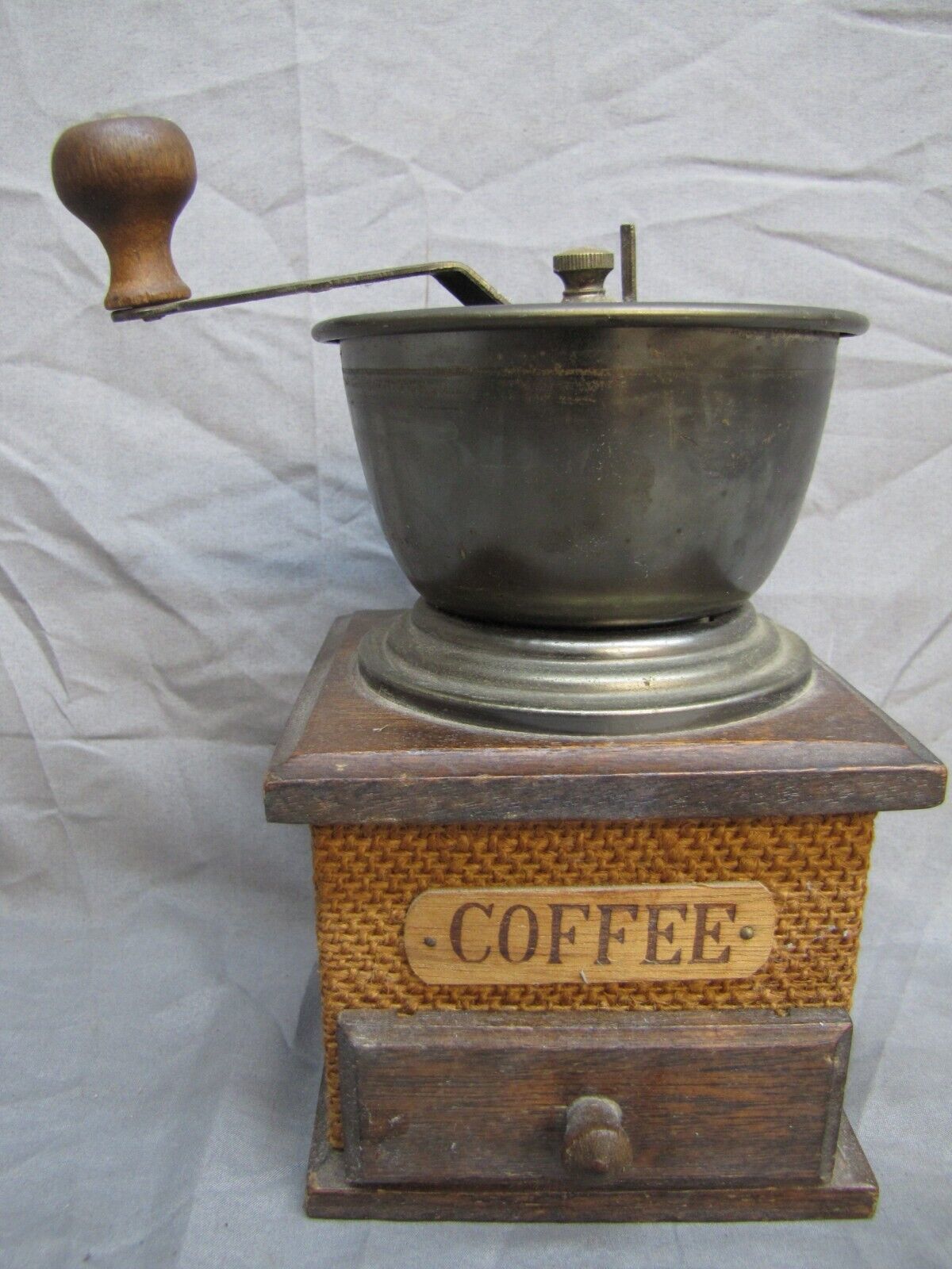 Primary image for Working Coffee Grinder Wood Base