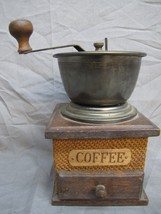 Working Coffee Grinder Wood Base - £23.34 GBP