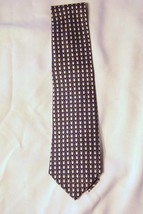&quot;The Custom Shop&quot; imported silk tie..Black/White - $185.81 MXN