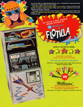 FLOTILLA Original Arcade Game Promo Flyer Aircraft Pilot Shooter 1973 Vintage - £12.76 GBP