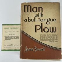 Man With a Bull Tongue Plow by Jesse Stuart 1ST Edition 1ST Printing 1934 - $127.35