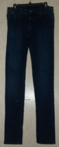 EXCELLENT WOMENS ROCK &amp; REPUBLIC DARK WASH STRETCH DENIM JEGGING  SIZE 0 M - £27.58 GBP