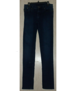 EXCELLENT WOMENS ROCK &amp; REPUBLIC DARK WASH STRETCH DENIM JEGGING  SIZE 0 M - $48.48 CAD