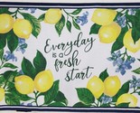 Set of 4 Same Thin Fabric Placemats(11&quot;x17&quot;) LEMONS,EVERYDAY IS A FRESH ... - $16.82