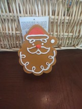 Holiday Dog Toy Squeaky. Santa Gingerbread Cookie - £14.93 GBP