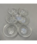 7 Vintage Clear Glass Duraflex France 3 Bowls - $36.63