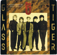 Glass Tiger Don&#39;t Forget Me 45 rpm Ancient Evenings Canadian Pressing - $3.95