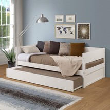 Concord Daybed, Single, White, Contemporary, Twin - £335.80 GBP