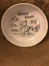 Disney Sketchbook Dinner Bowl Mickey Mouse New With Tags - £19.97 GBP