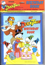 Walt Disney&#39;s Original Duck Tales TV Series Birthday Book 1988 MINT SEALED - £13.69 GBP