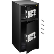 Security Safe Deposit Drop Box Double Doors Front Load Depository NEWEST... - $188.99