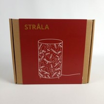 Ikea STRALA Table Lamp + LED Bulb Handmade Rice Paper 12&quot; Bird Christmas New - £26.81 GBP