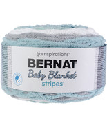 Bernat Baby Blanket Stripes Yarn Seaglass 161260-60009 - $598.84 MXN