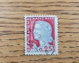 France Stamp Republique Francaise 0,25 Red Used - $4.74